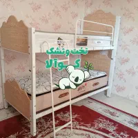 تخت ۲دوطبقه وکیوم ضد آب تاجدار گل رز کوالا