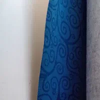 سی متر موکت آبی رنگ طرح دار