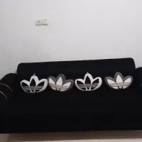 مبل ۷نفره مشکی طلایی