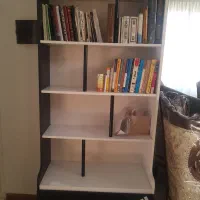 کتابخانه ایستاده ۴طبقه با دو کشو|کتابخانه، شلف، قفسه‌های دیواری|اندیشه, اندیشه فاز ۳|دیوار