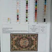 تابلوفرش یک دریک نیم سالاری چله ابریشم