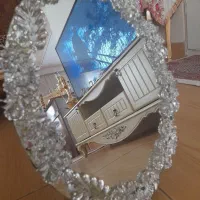 آینه طرح نقره