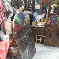 اینه پنجره زیر سماوری چوبی سنتی|آینه|تهران, پرستار|دیوار
