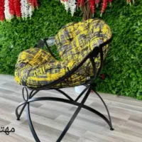 صندلی باغی مهتاب سفید و مشکی|صندلی و نیمکت|قم, بلوار امین و ساحلی|دیوار