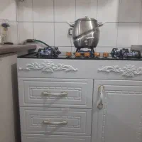 اجاق گاز صفحه شیشه ای کابینت دار