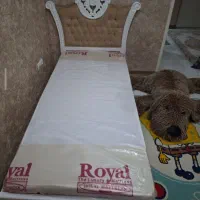 تخت یکنفره با تشک طبی فنری