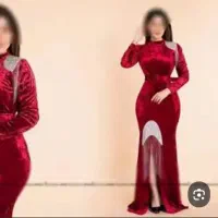 لباس مخمل شیک وخوش رنگ نو
