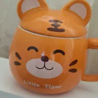 ماگ دستساز گربه نارنجی
