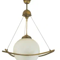 لوستر آویز حبابی بزرگ