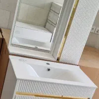 کابین روشویی فول ست سفید راش|لوازم سرویس بهداشتی|یزد, |دیوار