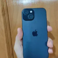 آیفون ۱۵ نرمال مشکی ۱۲۸ دو سیم باطری ۹۰