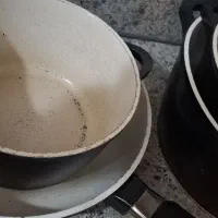 سرویس قابلمه امگا ۸ پارچه و یک شیرجوش