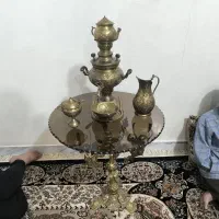 میز وسماور برنز|صنایع دستی و سایر لوازم تزئینی|بروجرد, |دیوار