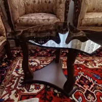 میز همراه بادوتا عسلی