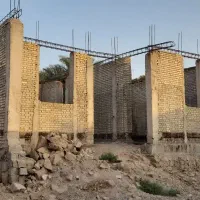 خانه نیمه کار با زمین 200 متری بفروش میرسد|فروش زمین و ملک کلنگی|سوسنگرد, |دیوار