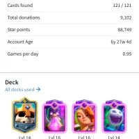 اکانت لول ۵۸ کلش رویال|کنسول، بازی ویدئویی و آنلاین|اهر, |دیوار