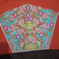 نگین گذاری رو شلوار پیراهن چادر و...