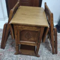 میز و صندلی تاشو دو نفره|میز و صندلی غذاخوری|رشت, گیل|دیوار