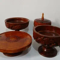 ست پذیرایی فوق العاده خاص تمام چوب کار دست