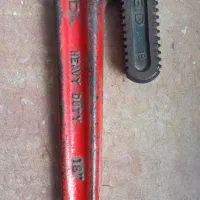 گیره و آچار فرانسه و لوله گیر و برش لوله ریجید