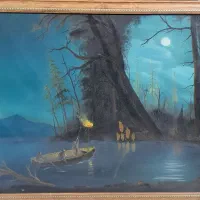 تابلو ابرنگ کار دست