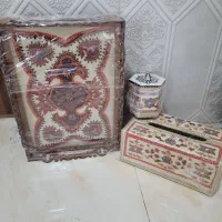 سینی‌، قندون، قاب و جای دستمال پته|صنایع دستی و سایر لوازم تزئینی|سیرجان, |دیوار