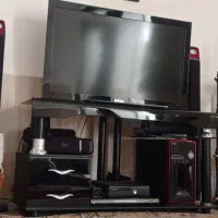 میز تلویزیون شیشه ای