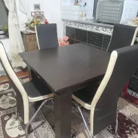 میز غذا خوری سالم و تمیز|میز و صندلی غذاخوری|اهر, |دیوار