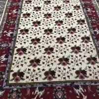فرش دستباف گل رز۳۰رج
