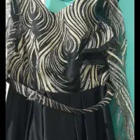 لباس مجلسی مشکی عروسکی