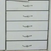 دروار کمد دیوار لترون سفید ۵ کشو نو نو