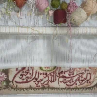 فروش قالی نیمه کاره ابریشم و کرک