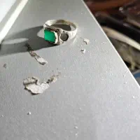 انگشتر عقیق سبز خیلی خوشرنگ خوش قیمت