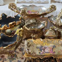 ظروف دکوری، داخل گنجه ای. گلدکیش. لیلی مجنون|ظروف سرو و پذیرایی|مشهد, آزادشهر|دیوار