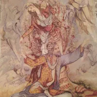 تابلوفرش ابریشم دستبافت