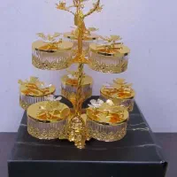 ظرف اماراتی اردو دوطبقه هشت خونه وارداتی آبطلا|ظروف سرو و پذیرایی|مشهد, سلام|دیوار