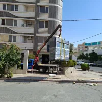 خدمات جرثقیل خاور ۳تن نیسان کفی دکل بلند (جهت کار)|خدمات حمل و نقل|شیراز, شهرک مطهری|دیوار