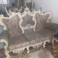 مبل سلطنطی با میز ناهار خوری خیلی تر تمیز|مبلمان خانگی و میز عسلی|خاوران, |دیوار