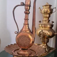 آفتاب و لگن مسی تقریبا ۲کیلویی
