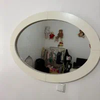 آیینه بیضی چوبی