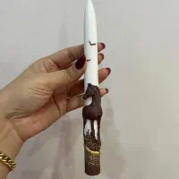 شمع بسیار باکیفیت قلمی طرح اسب