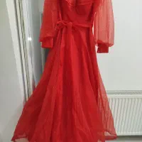 ۳ عدد پیراهن بلند کار شده مخصوص عروسی و مهمونی|لباس|تاکستان, |دیوار