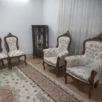 مبلمان سلتنطی همرا ه دو عدد گنجه  تمیز در حد نو|مبلمان خانگی و میز عسلی|تربتحیدریه, نواب صفوی|دیوار