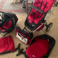 ست کالسکه و کریر و کیف نوزاد