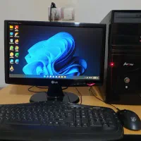کامپیوتر cor i5 رم 8 هارد SSD مانیتور 19 LED