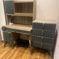 سرویس چهار تیکه کتابخانه و کمد و ... دست دوم
