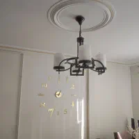 ۳عدد لوستر دوعدد بصورت جفت ویکی تک میباشد