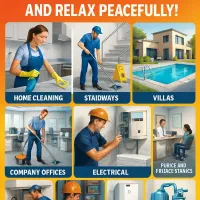 گروه خدماتی نظافتی و تعمیراتی وسایل منزل