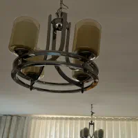 دو عدد لوستر چهار شعله