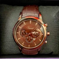 ساعت برند فیانس موتور میوتای ژاپن بند چرم درجه یک|ساعت|کرمان, |دیوار